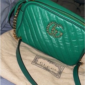 GG Marmont small matelasse’ shoulder bag